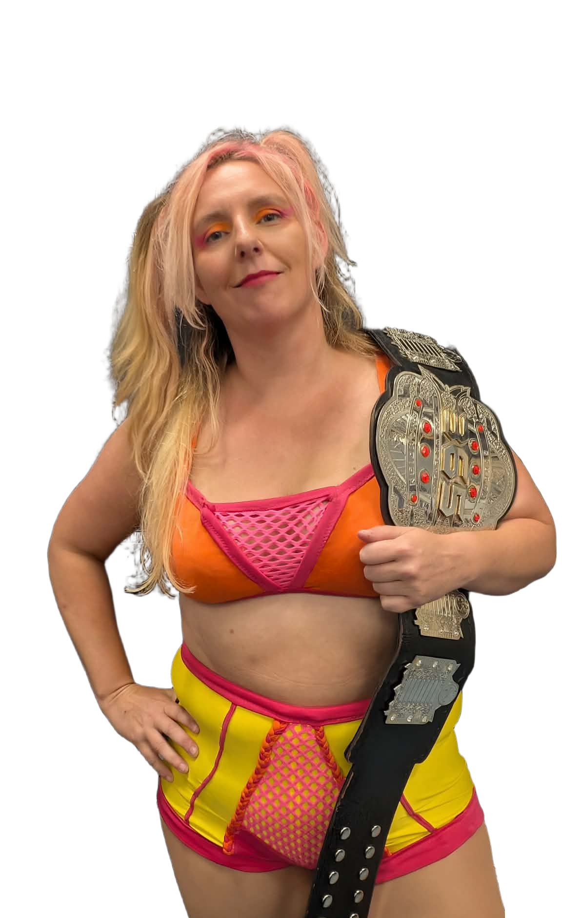 Becky Beech with the Global Women’s Champion