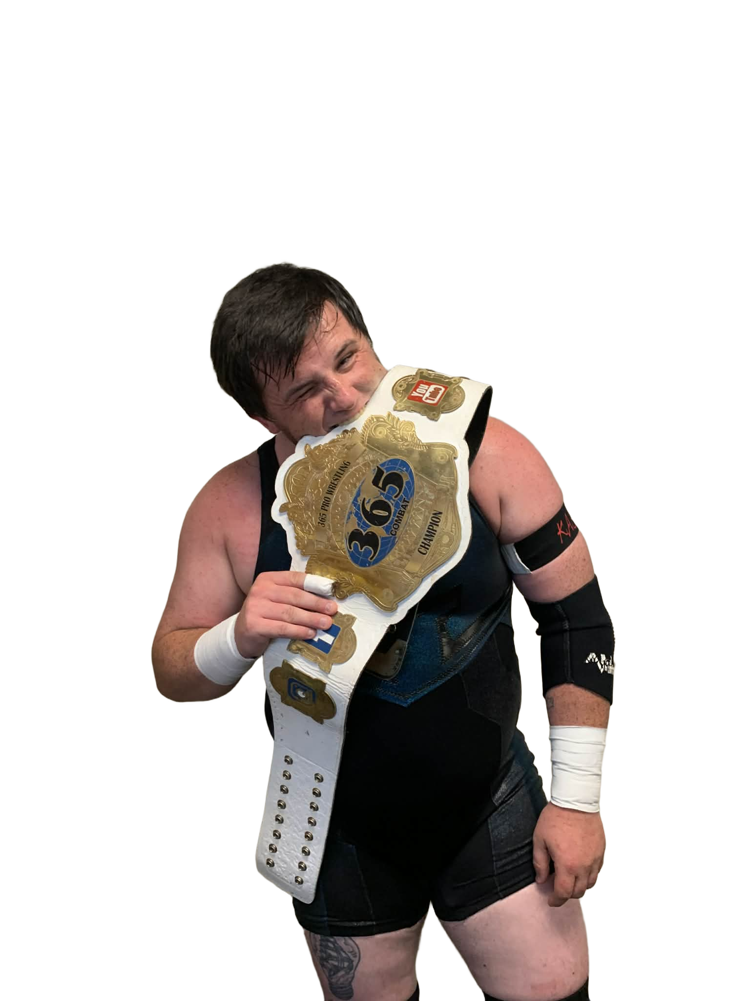 Elliot Tyler with the Combat Champion